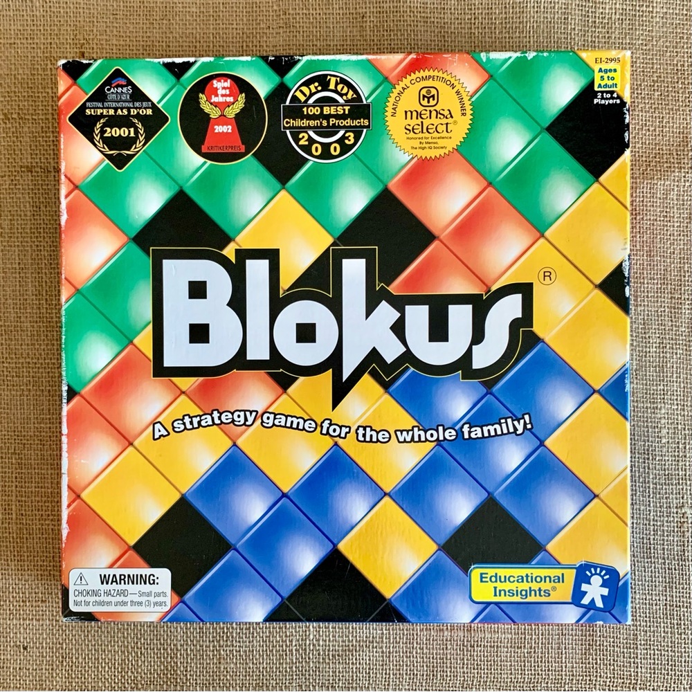 BLOKUS XL Game Board by Educational Insights Complete Family Game Night